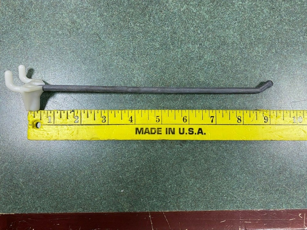 9" Retail Pegboard or grooved board Display Hooks