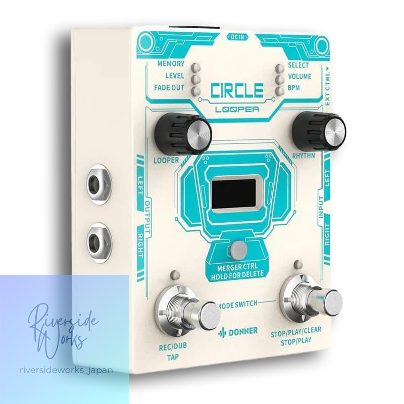 Donner Circle Looper Effect Pedal Looper for Guitar
