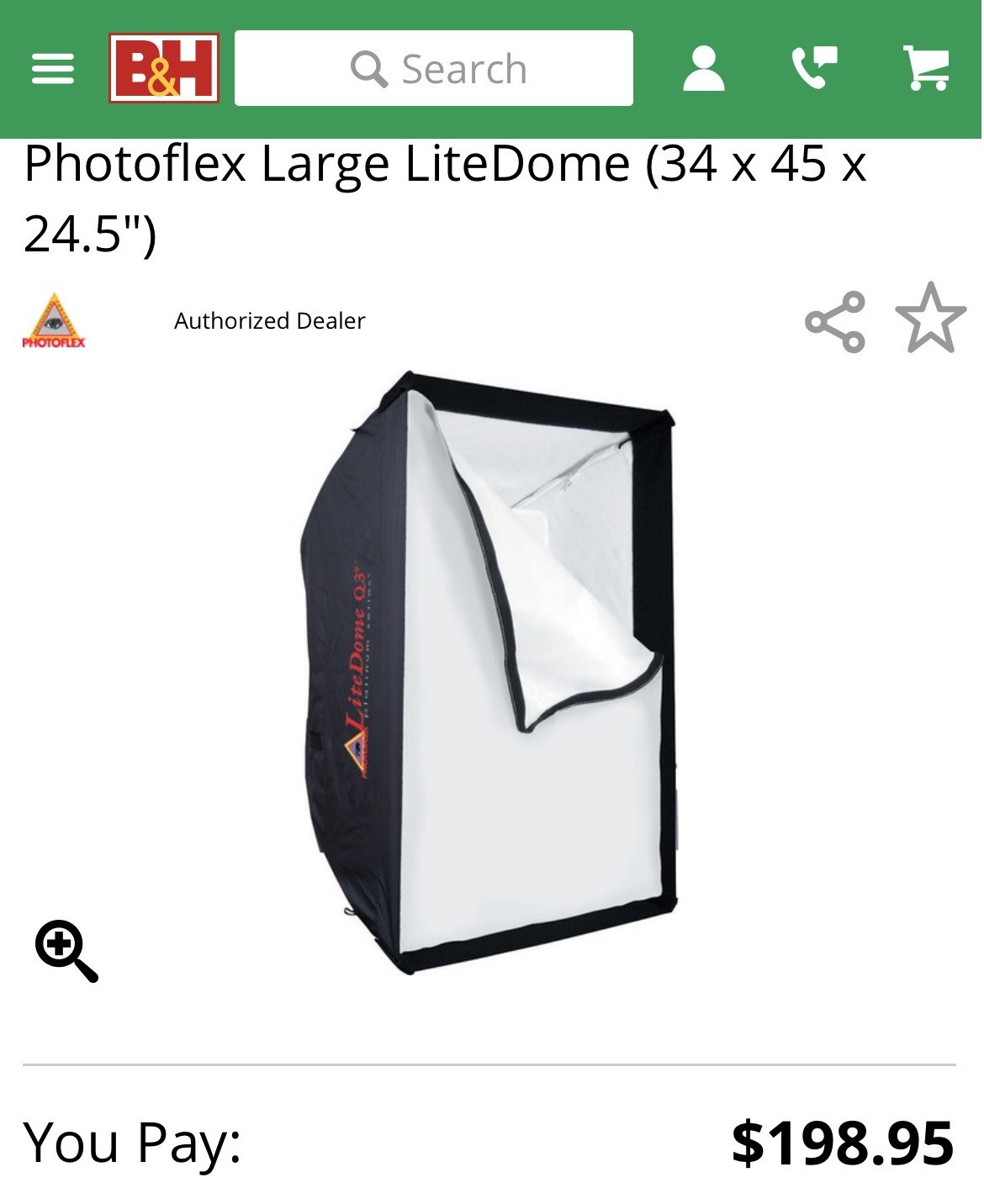 Photoflex Medium half dome and large platinum series