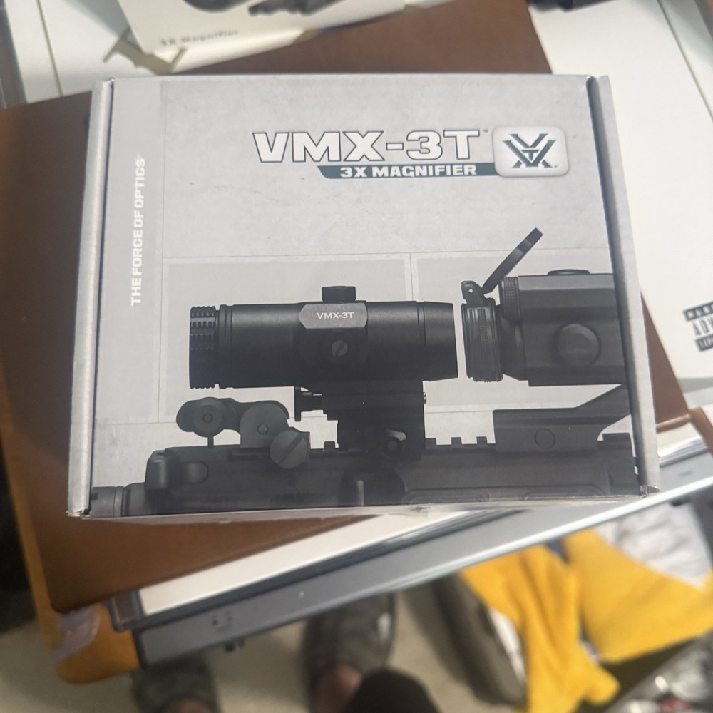 Vortex VMX-3T 3x Magnifier with Flip-Mount System Mounted Optic