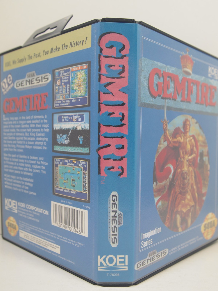 Gemfire Case (SEGA Genesis) Authentic BOX ONLY