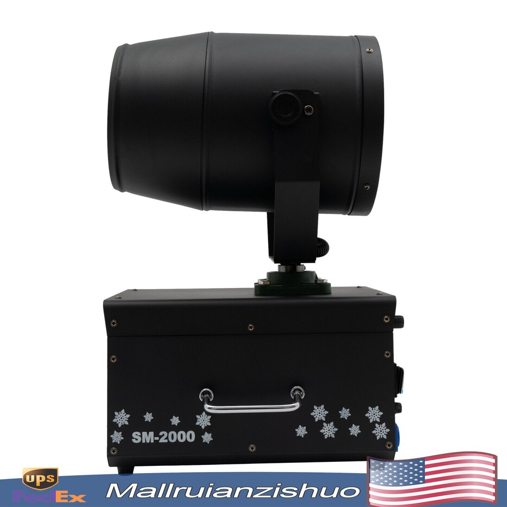 2000w Snow Machine Remote Control Snowflake Spraying Machine Stage Snow Blowing