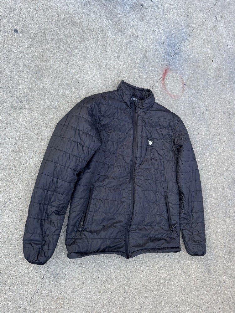 C4 Foundation SEAL Bone Shaka Black Puffer Jacket Medium