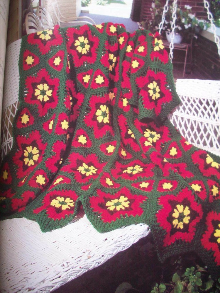 Hooked on Afghans crochet patterns 50 designs holidays