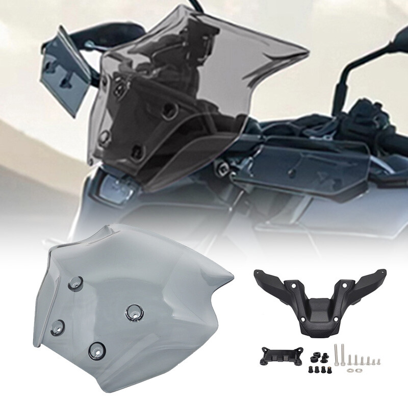 Motorcycle Windshield Windshield Grey With Bracket For Yamaha MT-09 2024