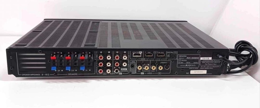 DENON AV Surround Amplifier AVC-S500HD