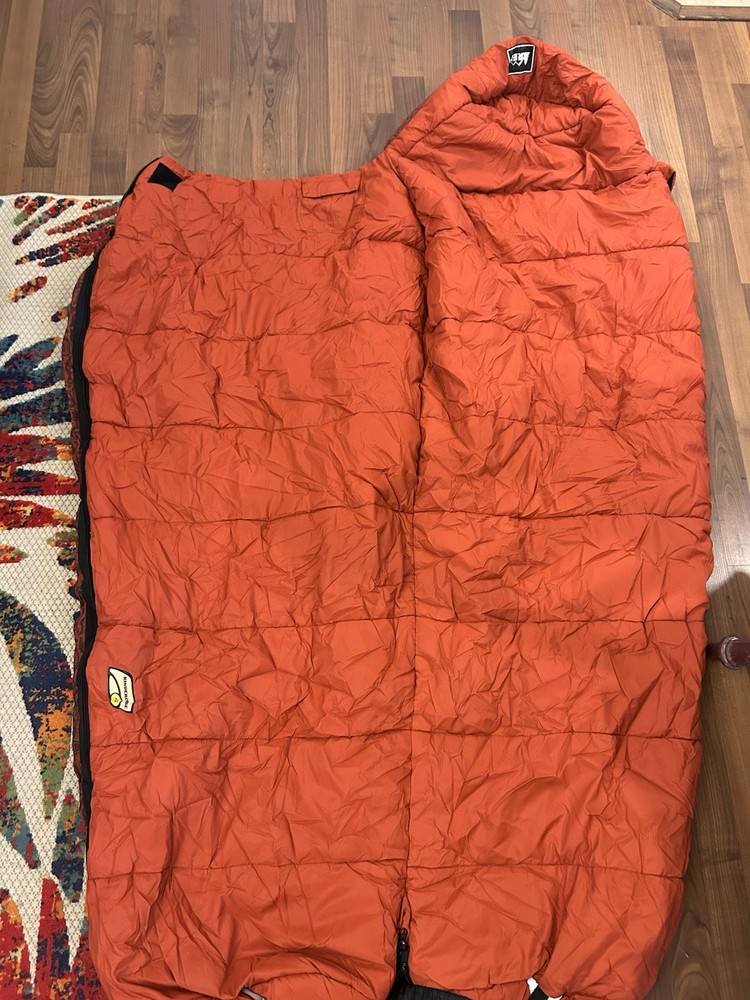 REI KINDERCONE 30F Sleeping Bag Orange