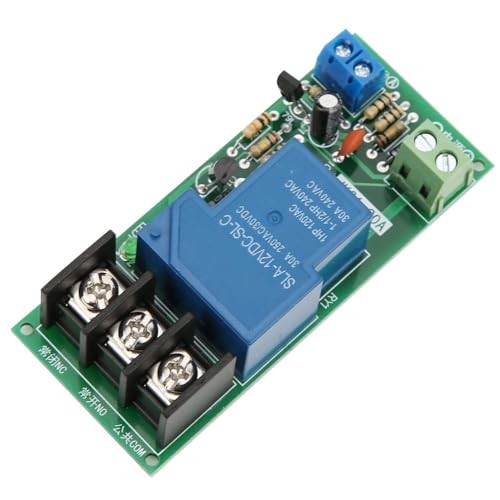 DC 12V Timer Relay Module 0-60min Delay Switch – 30A Load 250V AC/30V DC for