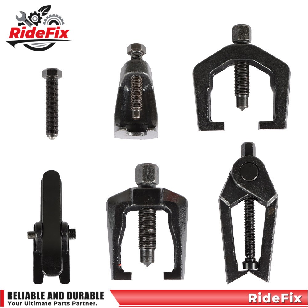 6PCS Front End Service Tool Kit Set Ball Joint Tie Rod Pitman Arm Puller Remover