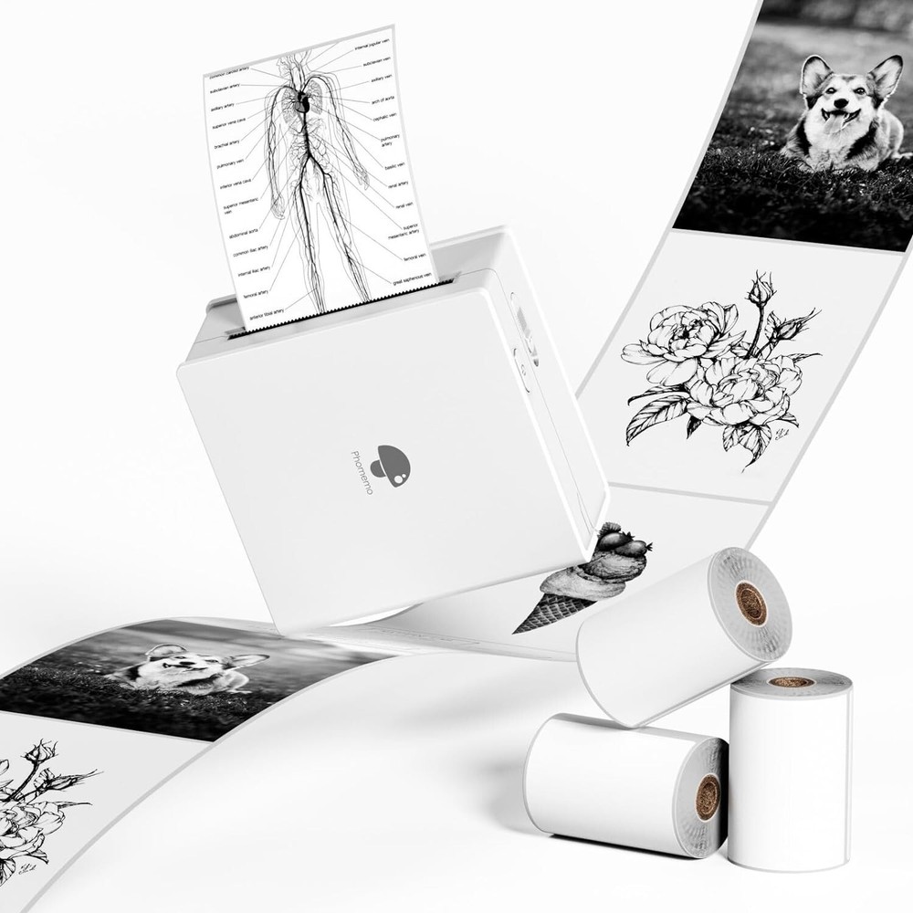 Phomemo M02 Mini Thermal Pocket Printer: Brand New-Sealed Package!