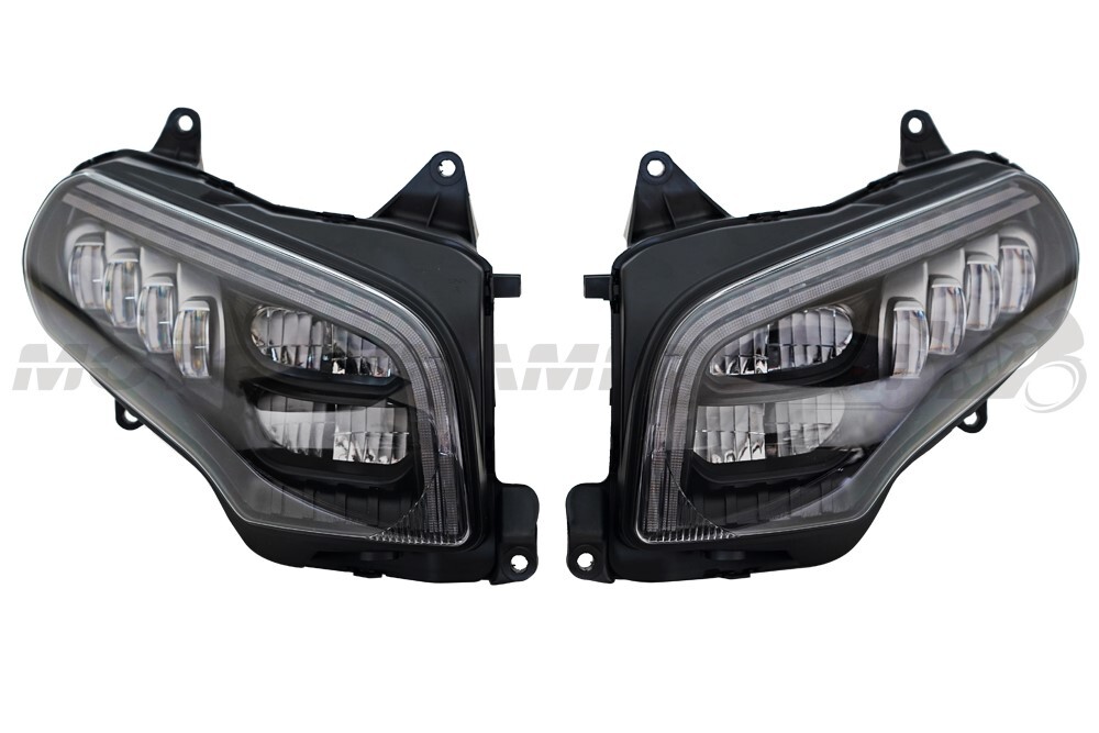 Full LED Projector Head Light + DRL Switchback Signals For Honda Gold Wing 01-17