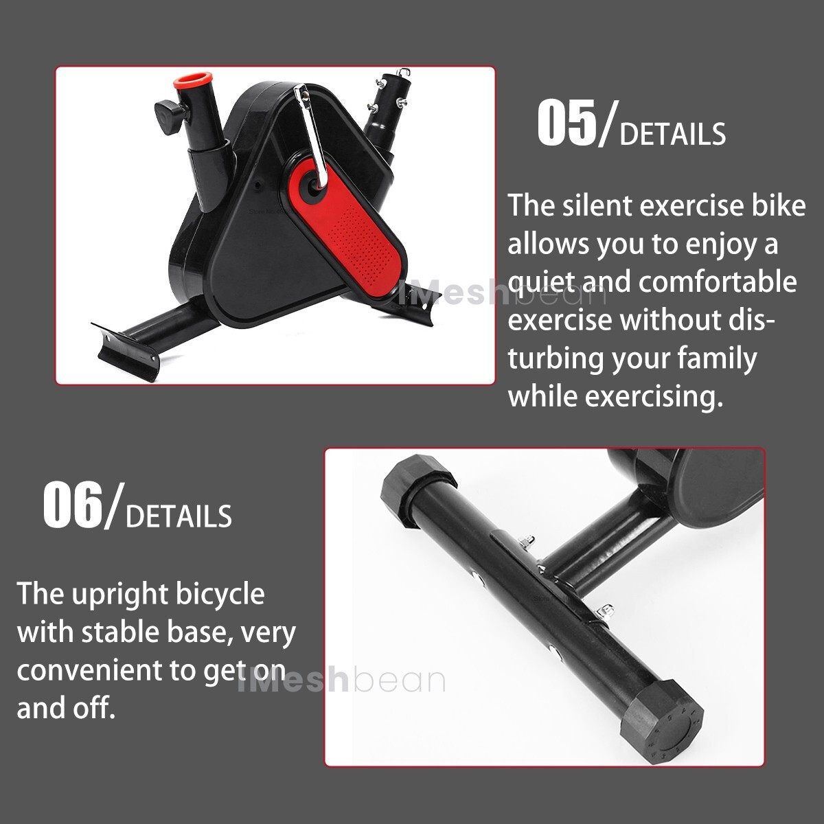 Exercise Bike Stationary Bicycle Cycling Fitness Cardio Home Workout Gym + LCD