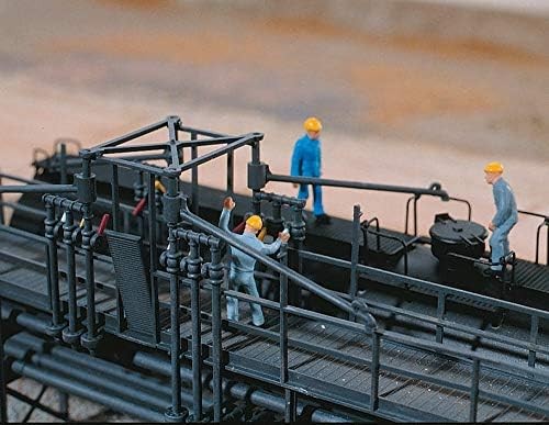 Model Train Oil Loading Platform Accessory for Layouts