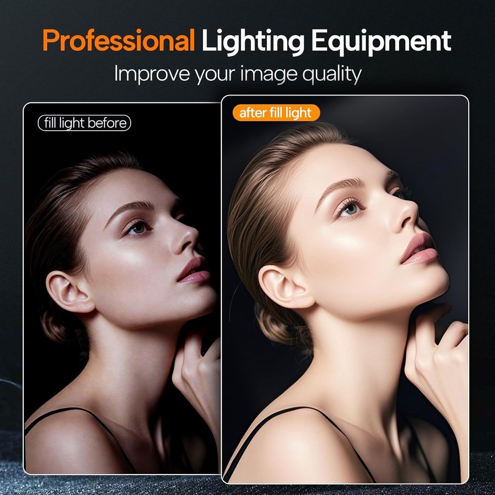 10 Inch Ring Light with Extendable Tripod Bluetooth Remote Makeup Live Streaming