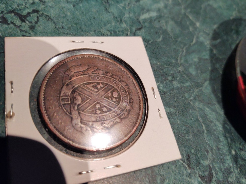1837 One Penny Copper Token