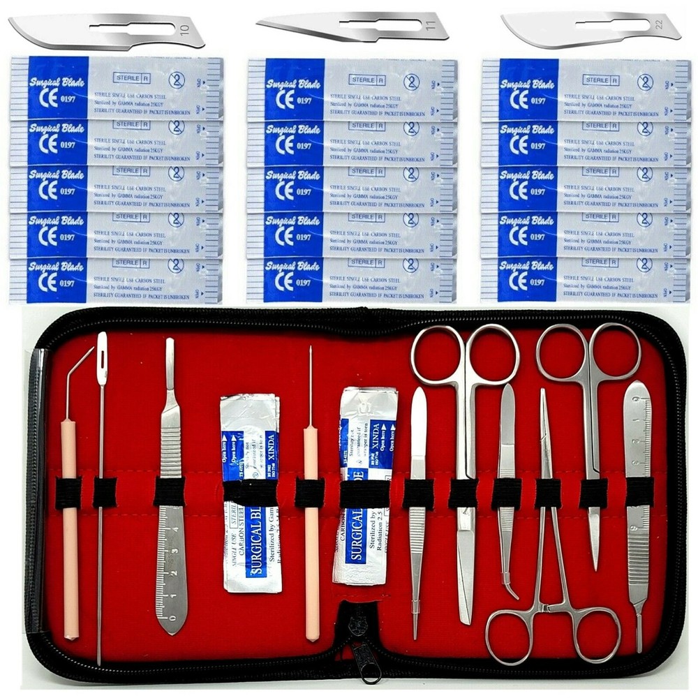 Surgical Suture Kit Basic First Aid Set Suture Emergency Trauma Survival Pack
