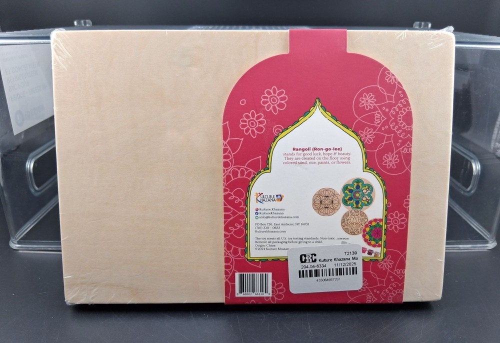 Make Your Own Rangoli Coasters Kit DIY Set