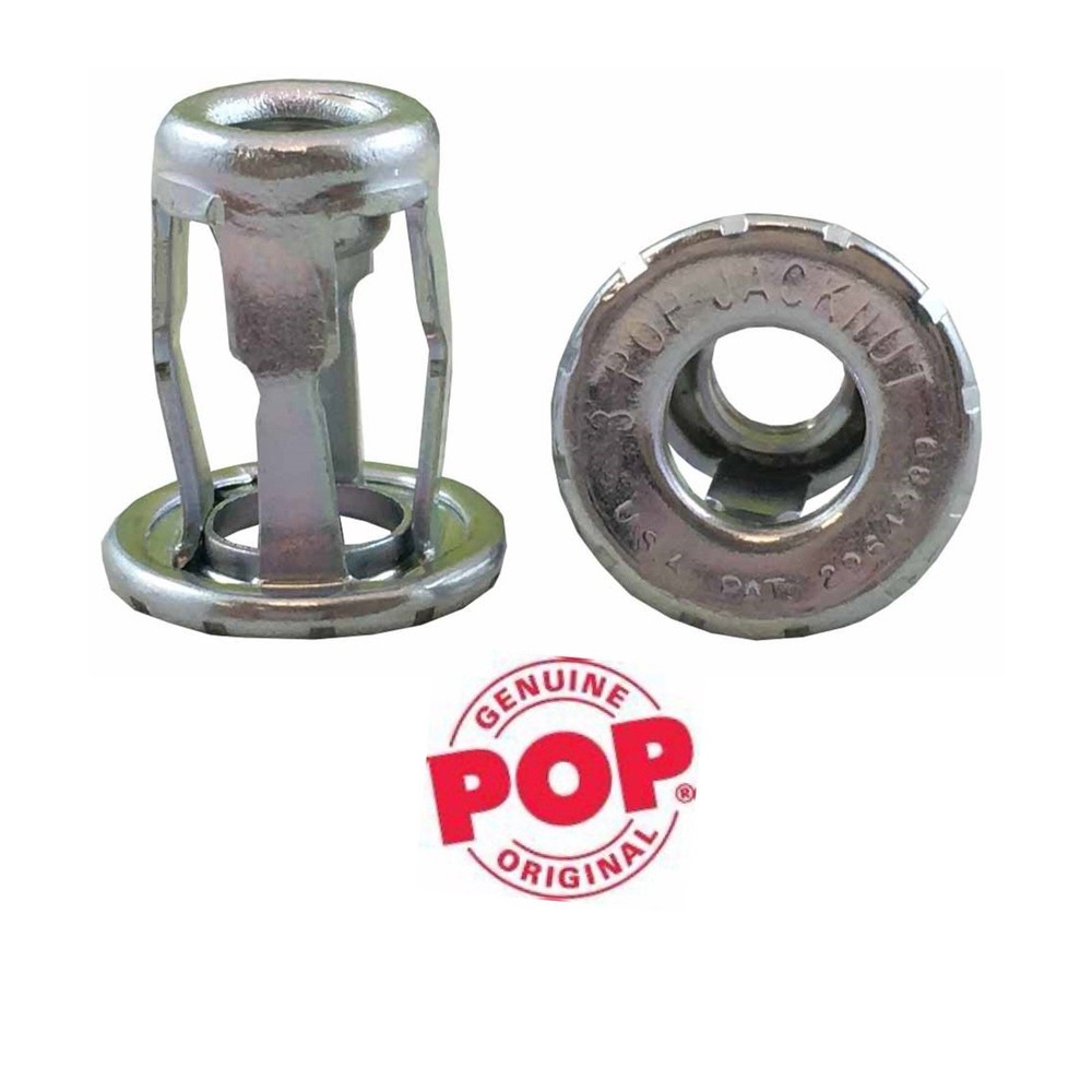 1/4-20  POP Jacknut Threaded Expansion Screw Rivet Insert Petal Nut Anchor