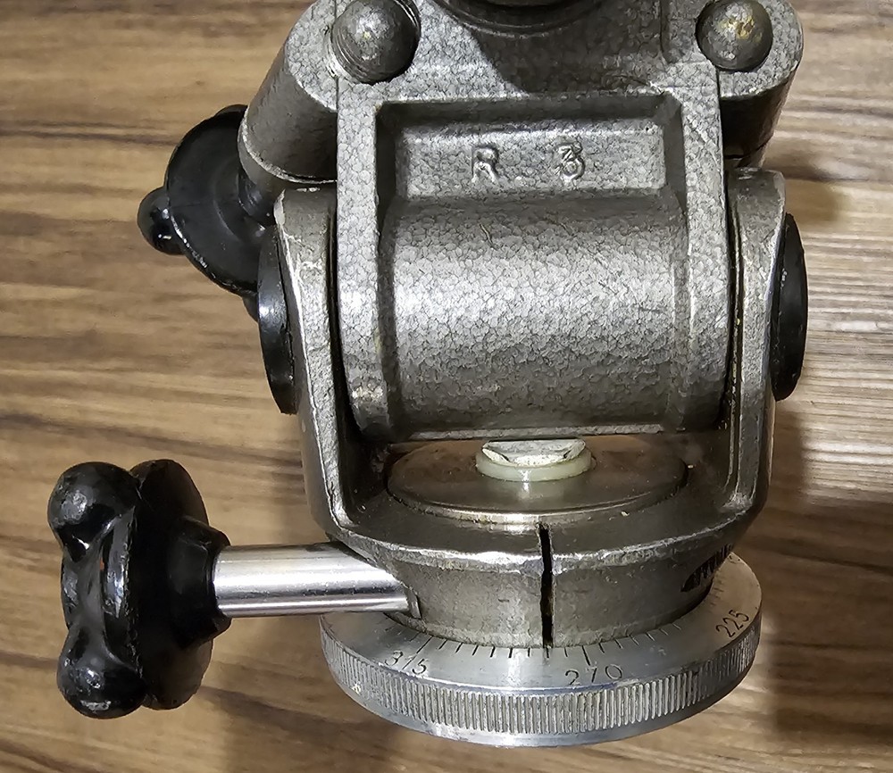 GITZO Tripod HEAD No.3 RATIONAL Double Locking BEAUTIFUL HEAD - 10" long handle