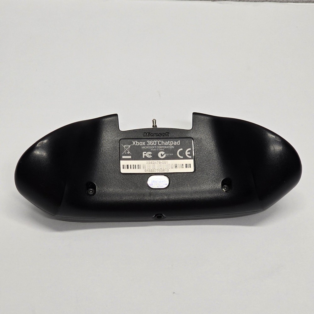 Microsoft Xbox 360 Chatpad Controller Keyboard Accessory Black