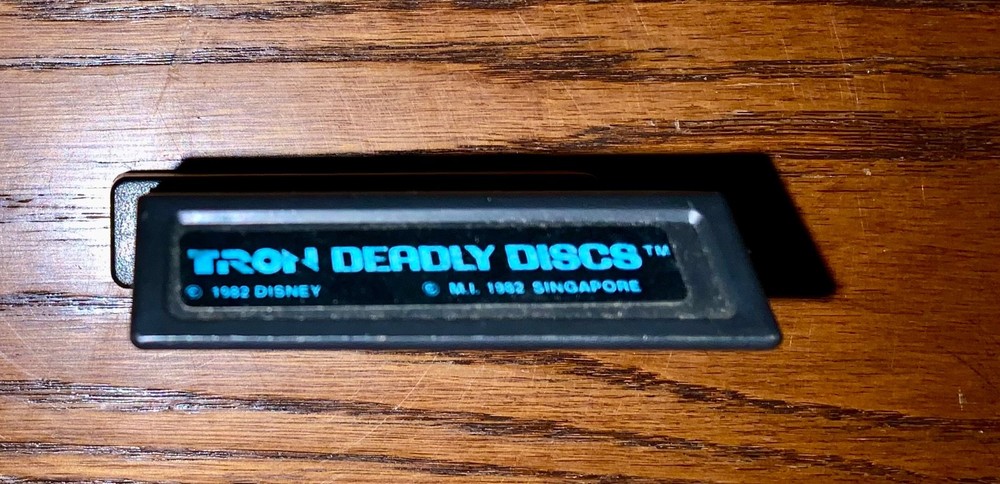 ATARI 2600 Disney TRON Deadly Discs - 1982 - Tested - See Description
