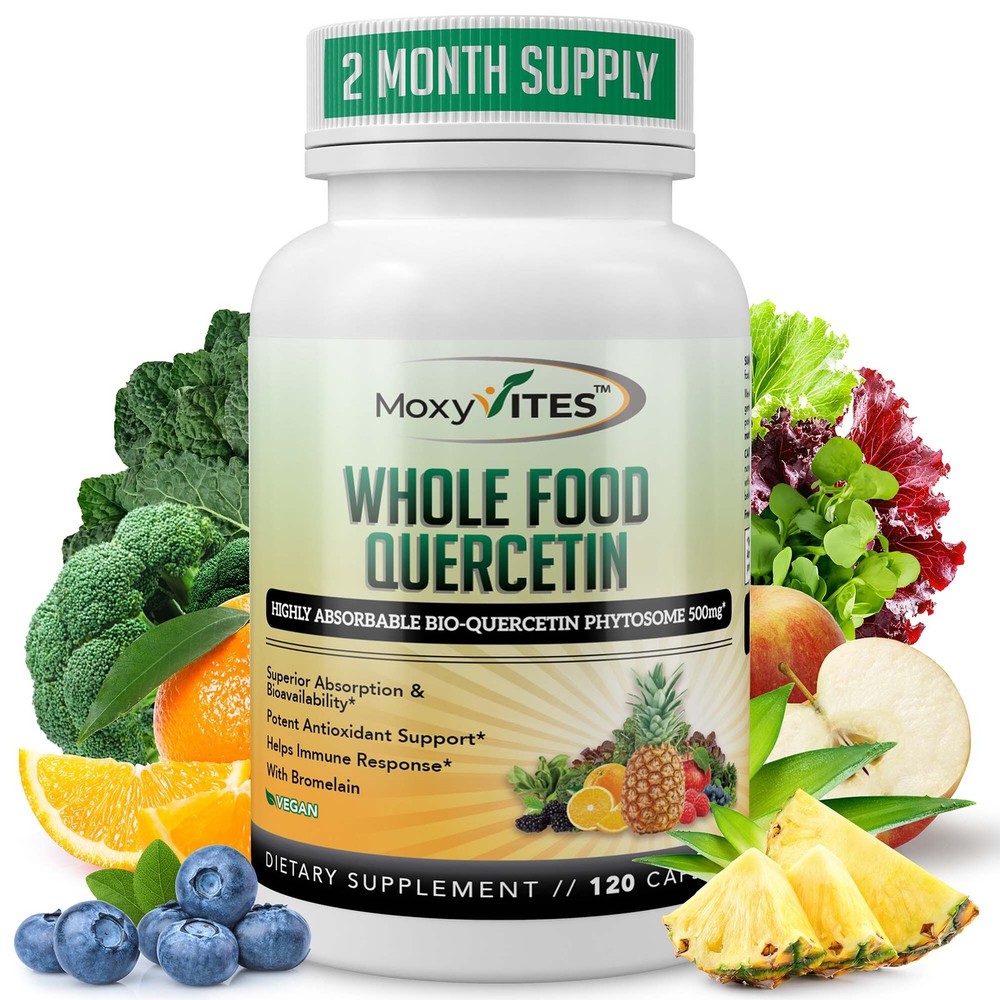 MoxyVites Quercetin with Bromelain, Bioactive Phytosome, Activated