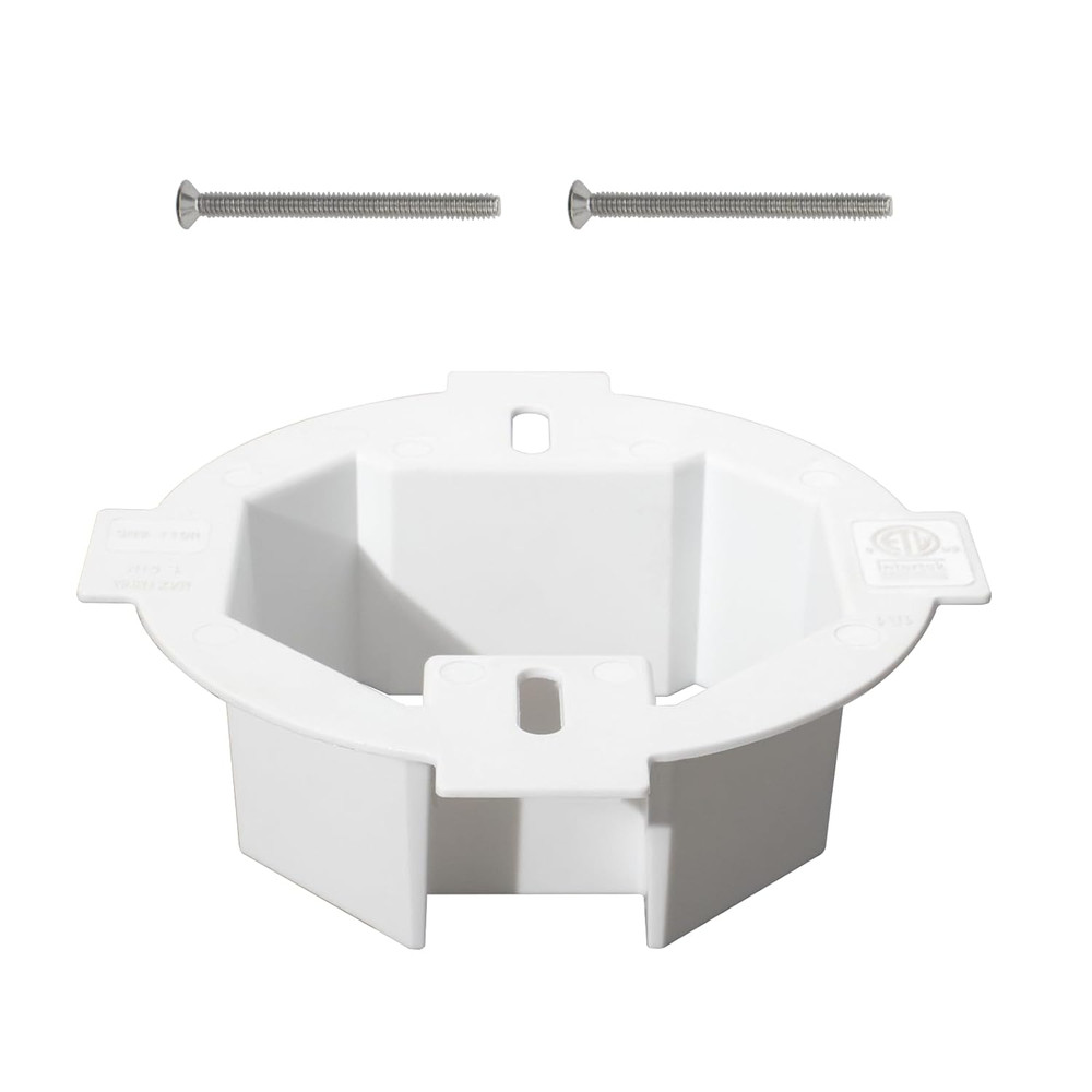 BE1R Outlet Box Extender, Cetlus Certified round Ceiling Box Extender, Extender