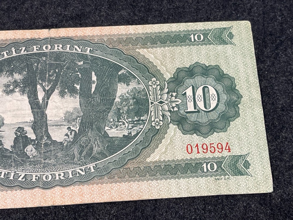 1960 Hungary 10 Forint Banknote