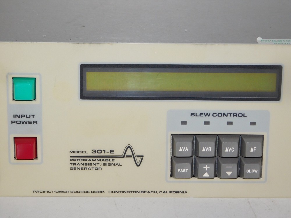 Pacific Power Source 301-E Programmable Transient Signal Generator Rack Mount