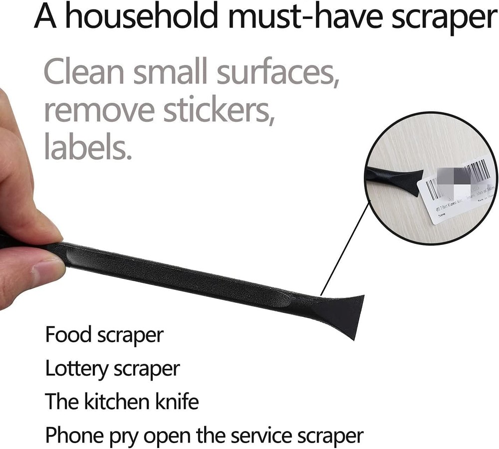 Plastic Scraper Multi-Purpose Scraper Non-Scratch Cleaning Tool Easy to Clean Sm