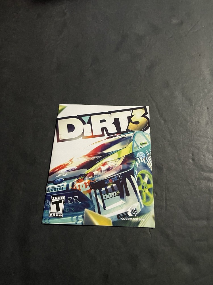 Dirt 3 ps3 Manual Only
