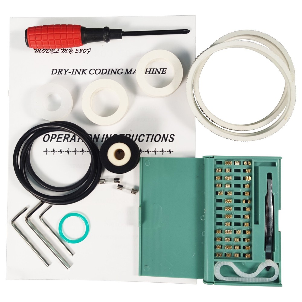 110V Continuous Date Coding Machine Ink Wheel Coding Machine for Package Printi