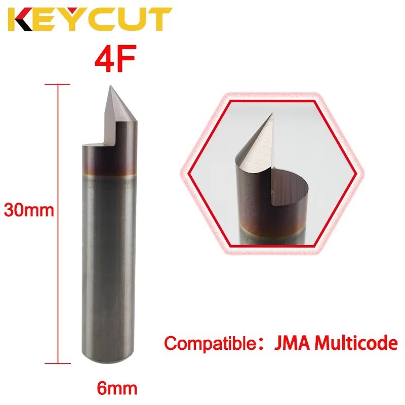 Replacement JMA Multicode Cutter 4F Milling Cutter 90° in Carbide