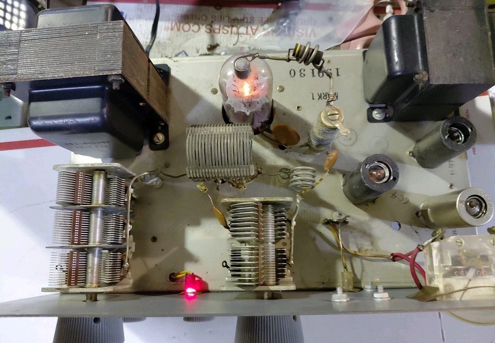 Hallicrafters HT-40 Transmitter Power Up ONLY No Testing Was Done