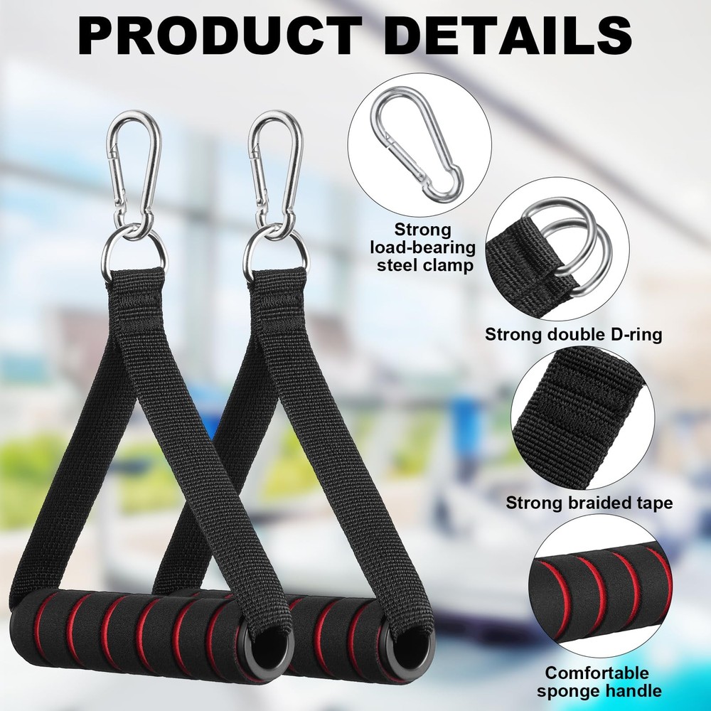 Exercise Handle, Resistance Bands Handle, Replacement Handle Attachments for ...
