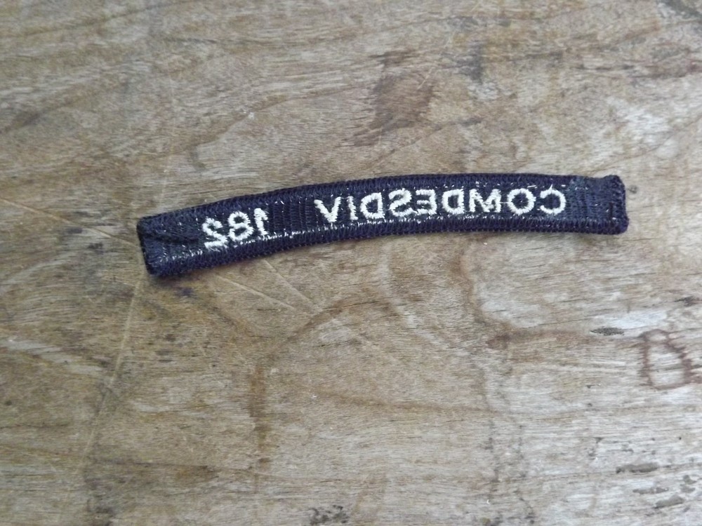 Navy COMDESDIV 182 Tab - INV# C1215