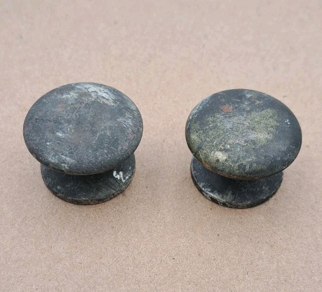 Antique Drawer Pulls Door Dresser Handle Knobs Cabinet Crome Hardware Pair