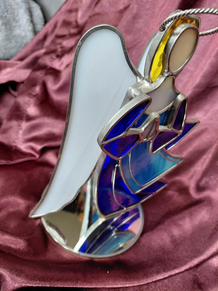 Stained Glass Angel 10"