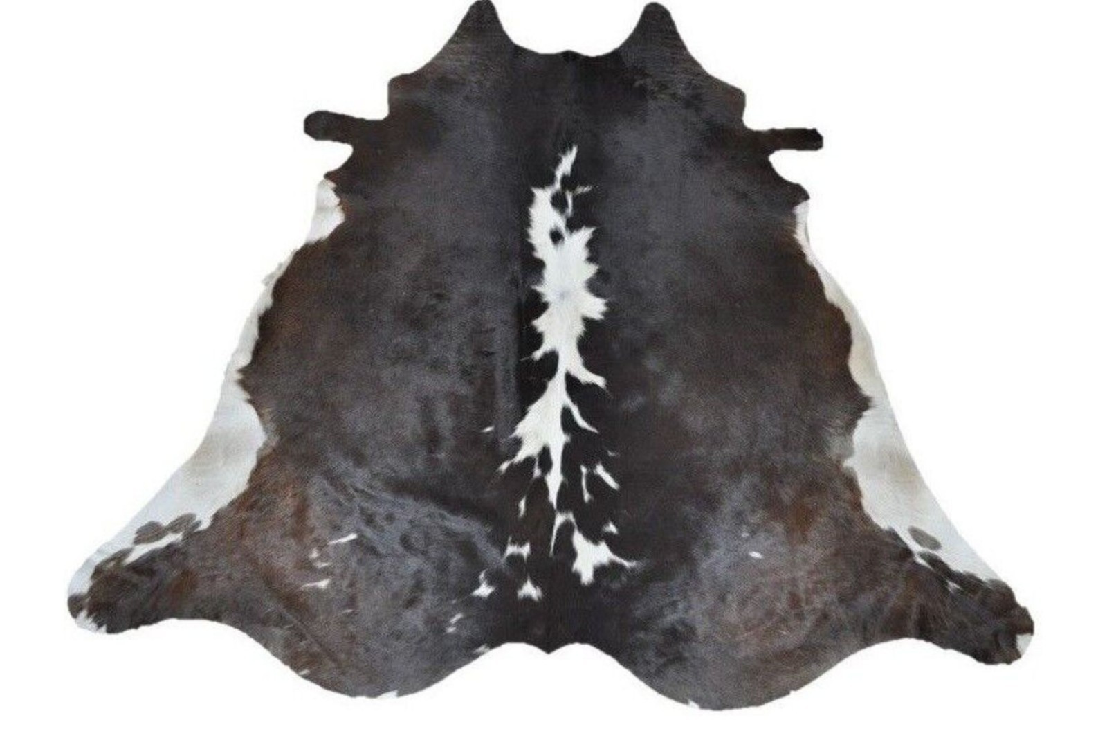 NEW LARGE 100% COWHIDE LEATHER RUGS TRICOLOR COW HIDE SKIN CARPET AREA