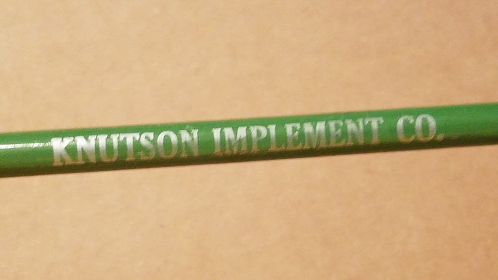 Knutson Implement Co. Pencil: John Deere, Packard, Farmhand