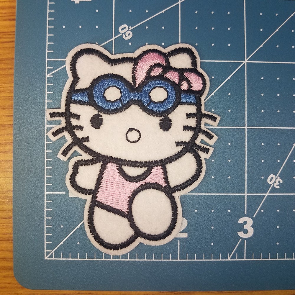 Hello Kitty Workout 3 inch patch Style B