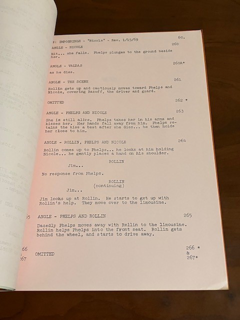 MISSION: IMPOSSIBLE TV Script Nicole (S3, Ep 22) FINAL DRAFT 01/14/69
