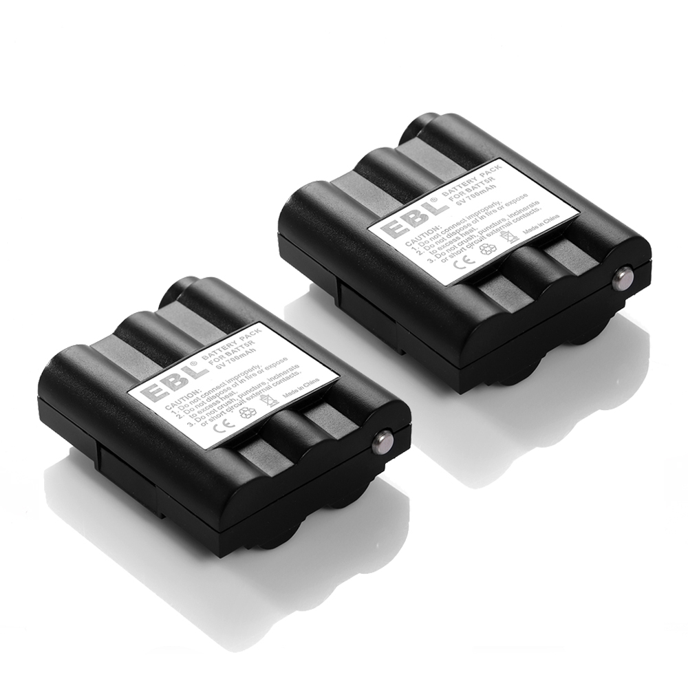2x 700mAh Two-Way Radio Battery Rechargeable For Midland AVP-7 BATT5R BATT-5R
