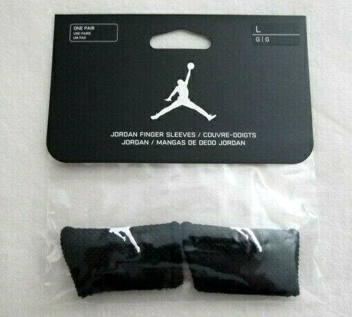 Nike Jordan Finger Sleeves Black/White Adult Large