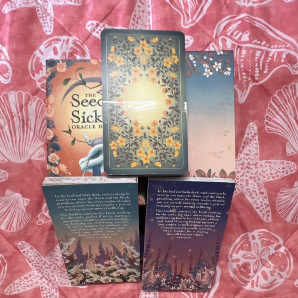 The Seed & Sickle Oracle Deck by Fez Inkwright Botanical Guidebooks