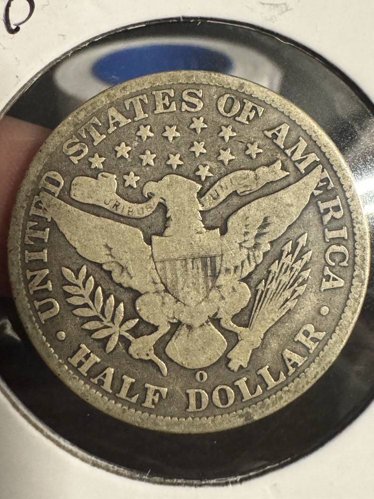 1909-O Barber Silver Half Dollar VG+