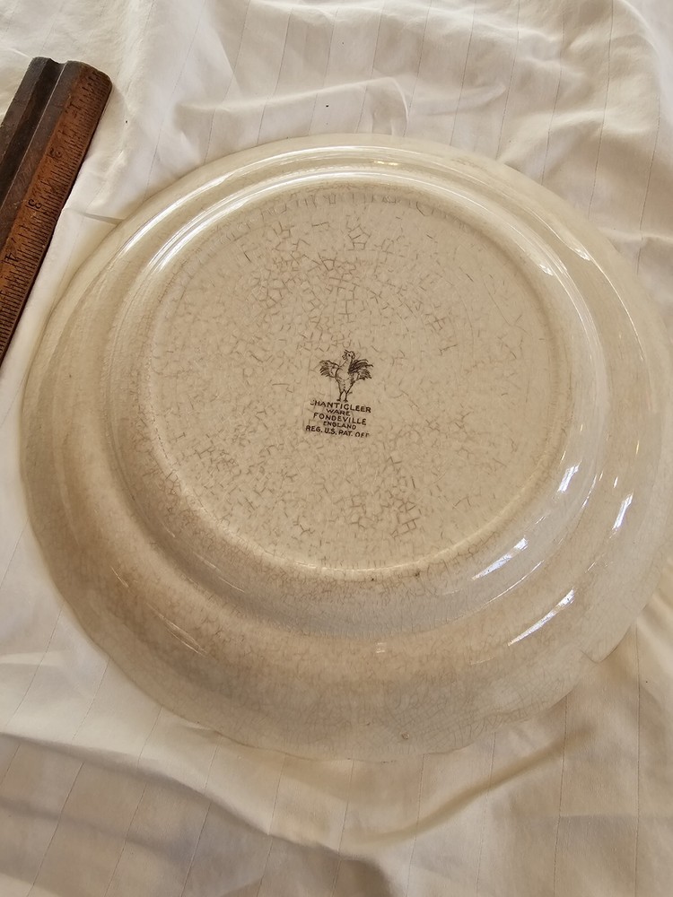 Vintage fruit themed plates and bowls