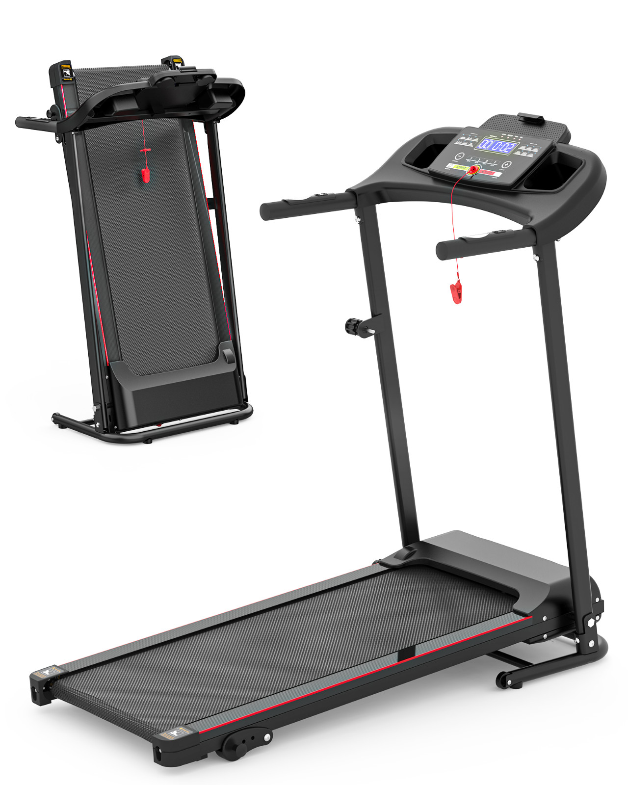 2.5 HP Foldable Treadmill for Home with Incline Electric Running Jogging Machine