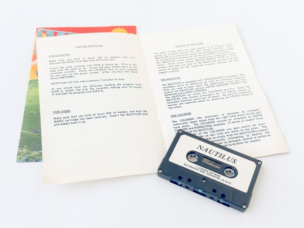 Nautilus - Synapse Software - 1982 / Atari 400/800