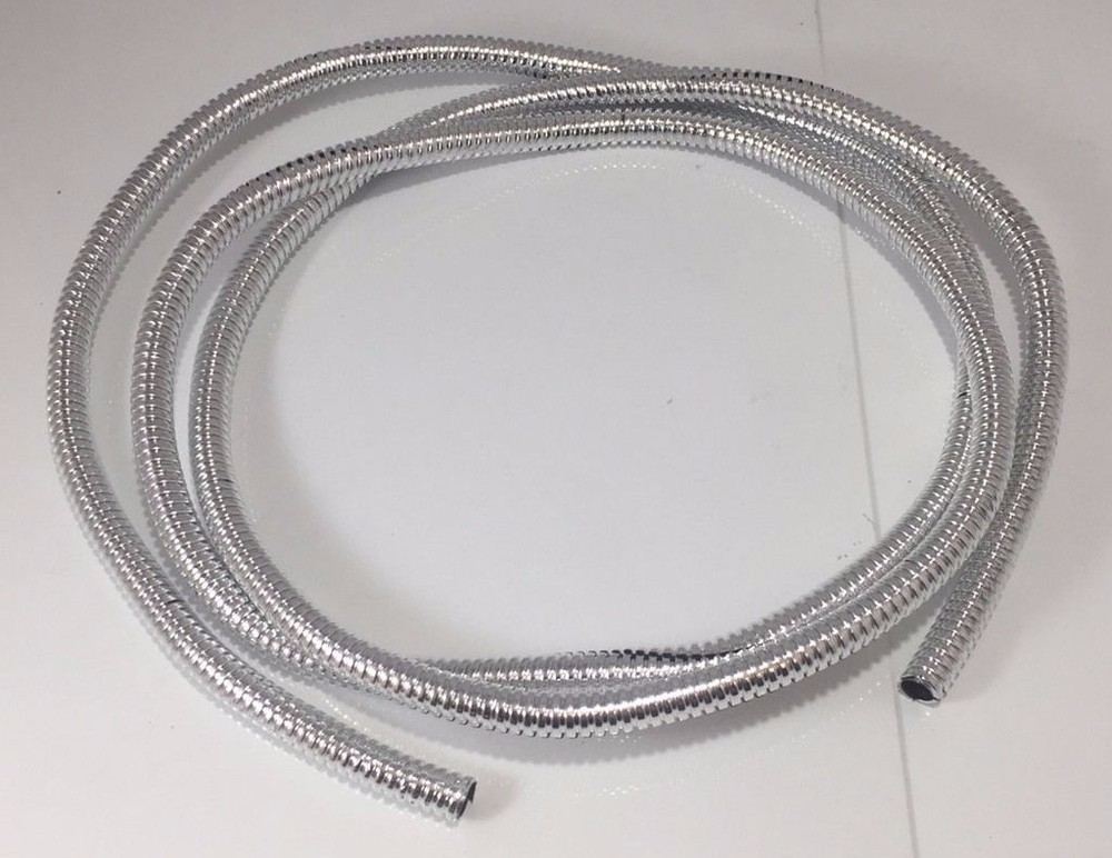 Wire Loom 1/4" Diameter 72" Long Universal (Chrome)